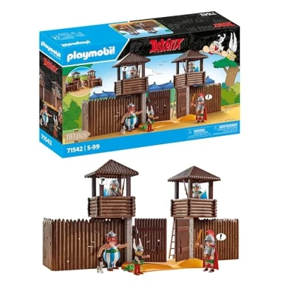 Imagen de PLAYMOBIL Asterix 71542 Campamento Romano, emocionante Conquista del por los galos, Incluyendo poción mágica para Aumentar la Fuerza, detallados Juguetes niños a Partir de 5 años
