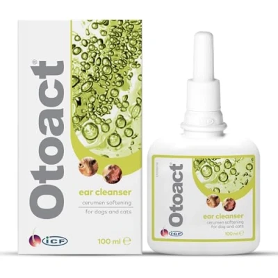 Imagen de Otoact, Limpiador de Orejas Ceruminolítico para Perros y Gatos, 100 ml