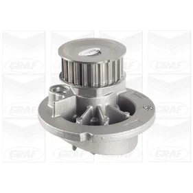 Imagen de GRAF PA541A Bomba de agua 23 con junta mecánico Chapa acero para accionamiento correa trapecial OPEL: Corsa C Hatchback, Vectra Berlina