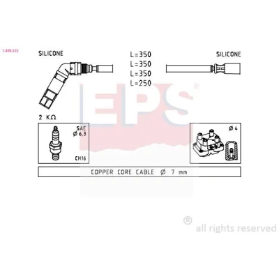 Imagen de FACET 4.7232 Juego de Cables Encendido Made in Italy OE Equivalent MERCEDES BENZ: Clase B, A