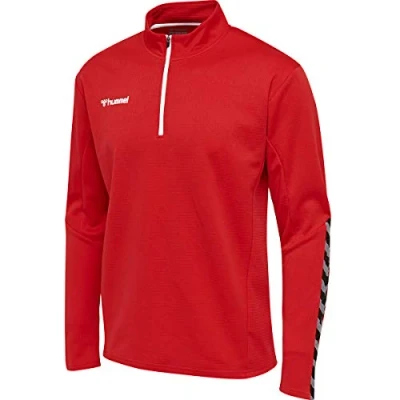 Imagen de hummel hmlAUTHENTIC Kids Half Zip Sweatshirt Color: True Red_Talla: 164