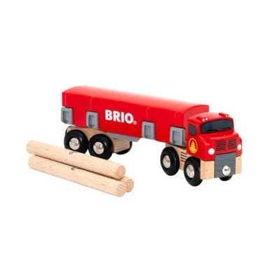 Imagen de BRIO World Camiòn maderero, vehículos y Juegos en Madera, 6 Piezas, Edad 3+ Años