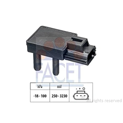 Imagen de Sensor, presión gas de escape FACET 10.3332