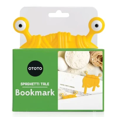 Imagen de OTOTO Marcador de Libros Espaguetis, Regalo para Amantes Los Libros, Marcadores con Diseño Divertido, Plástico Ligero, Tamaño: 7,4 x 8,4 1,7 cm