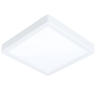 Imagen de Eglo connect.z Smart Home lámpara de techo LED para el baño Fueva Z, L x A 21 cm, ZigBee, control voz y la aplicación, color luz, regulable, metal blanco, IP44