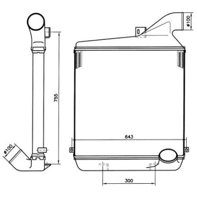 Imagen de NRF 30146 Intercooler