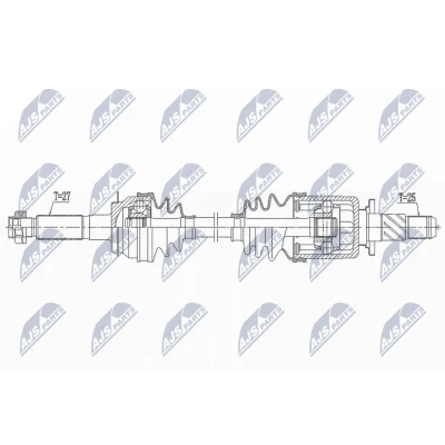 Imagen de Semi eje NTY NPW SB 033
