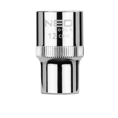 Imagen de NEO TOOLS 08 012 Piezas insertables de llave cubo 1/2 3124 12 mm Acero cromo vanadio SuperLock