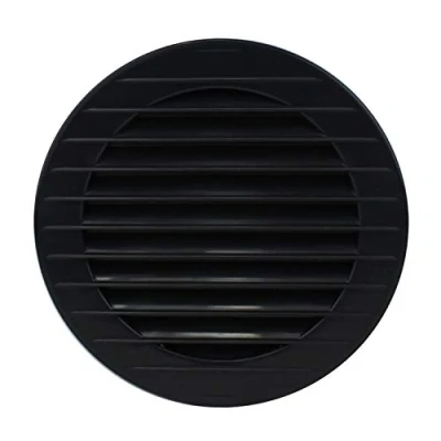 Imagen de MKK 17969 Rejilla de ventilación, escape, para exterior, protección contra insectos, color blanco, gris, marrón, 60, 70, 80, 90, 100, 120, 125, 150 mm, antracita, Ø 100 mm