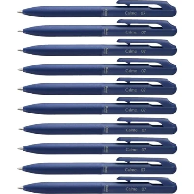 Imagen de Pentel BXA107C C Calme Bolígrafo (10 unidades), color azul