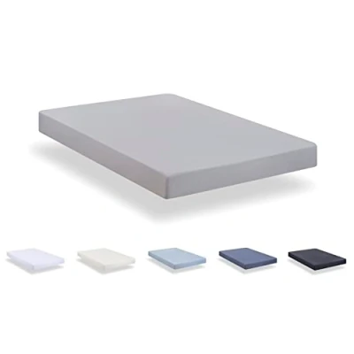 Imagen de Todocama Sábana Bajera Ajustable de Microfibra cepillada Extra Suave. (Cama 105 x 190/200cm Gris Claro)