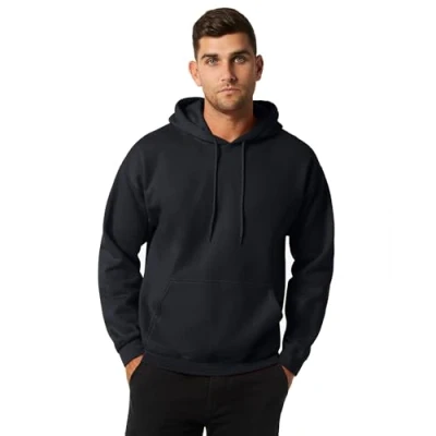 Imagen de Gildan Sudadera con capucha para hombre negro L