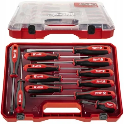 Imagen de MILWAUKEE 4932472003 Kit de atornilladores 12 PH0, PH1, PH2, PZ0, PZ1, PZ2, SL2, SL2.5, SL4, SL5.5, SL6.5, SL8 norauto, oscaro, mister auto