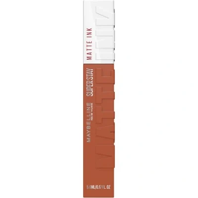 Imagen de Maybelline New York, SuperStay Matte Ink, Pintalabios Mate de Larga Duración, Tono 70 Amazonian, Marrón Claro Nude