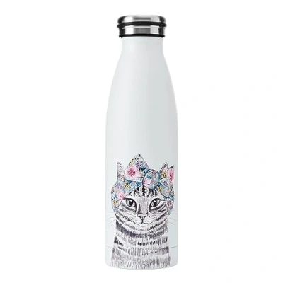 Imagen de Mikasa Botella de agua Tipperleyhill 500 ml, diseño gato, con funda