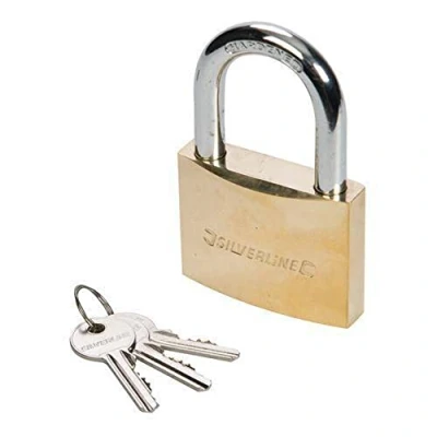 Imagen de Silverline Tools mss03 candado de latón, 40 mm.