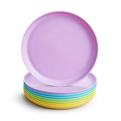 Imagen de Munchkin Platos para Bebé, Vajilla Bebé y Niños Pequeños, Set de Plástico Libre BPA, Infantiles Colores, Juego Apilables, Aptos Lavavajillas, Lote 8