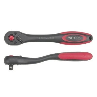 Imagen de YATO YT 0294 Chicharra reversible 72 10 (3/8&quot;) 202 Acero cromo vanadio