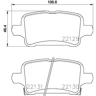 Imagen de Kit d&#039;accessoires, plaquette de frein à disque TEXTAR 82546700