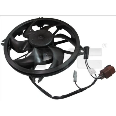 Imagen de TYC 826 0009 ventilador de radiador 415 160 sin bastidor (armazón), con relé incorporado unidad control CITROËN: C5 3