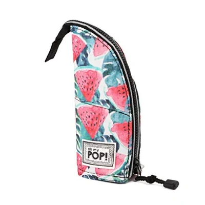 Imagen de Oh My Pop! Watermelon Estuche Portatodo Vertical, Rojo, 9 x 21 cm