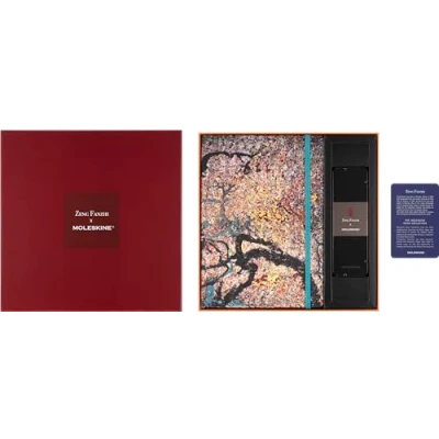 Imagen de Moleskine Caja de Regalo del Año Dragón Zeng Fanzhi Edición Limitada, Cuaderno Bocetos A4 Tapa Dura, 5 Lápices Colores y Sobres la Suerte en Reutilizable, Colección Asiática 2024