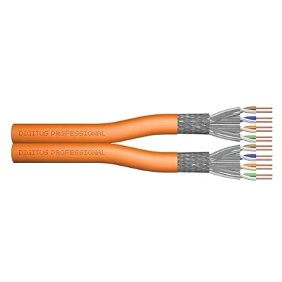 Imagen de Digitus Dk 1743 vh d 5 50m Cat7 S/ftp (s stp) Azul, Marrón, Verde, Gris, Naranja, Color Blanco Cable De Red Cables