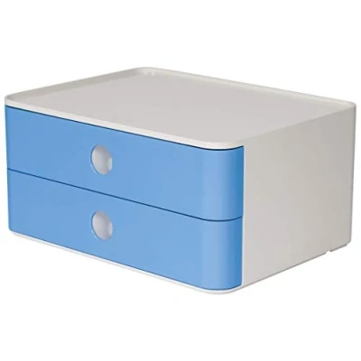 Imagen de Han 1120 14 Smart Box Allison Cajonera con 2 cajones, color azul