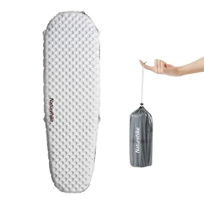 Imagen de Naturehike Colchón de Aire 5,8 R Value para Acampada, Duradero Autoinflable Ultraligero 4 Estaciones con Bolsa Inflable