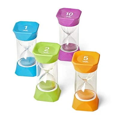 Imagen de Learning Resources 93070 Jumbo Sand Timer Bundle, Multicoloured