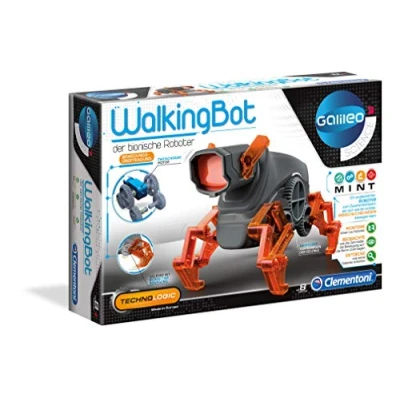 Imagen de Clementoni Galileo Robots 59111 Technologic WalkingBot, Color Multicolor, Mittel (59111)