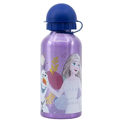 Imagen de botella de aluminio para niños cantimplora infantil agua reutilizable 400 ml Frozen