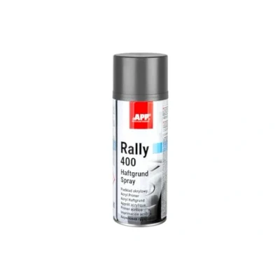 Imagen de APP Rally 400 Acryl Primer spray Imprimación Universal imprimacion con excelente agarre Pintura para carrocería, metal, plástico y madera 400ml Gris