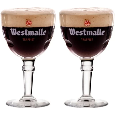 Imagen de Westmalle Belgica Cerveza Trappist Glass Vaso de 33cl (Set 2)