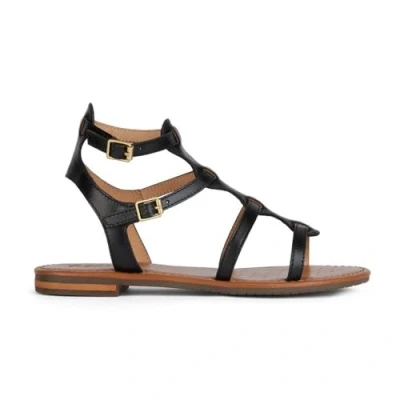 Imagen de Geox D Sozy S B, Sandalia Plana Mujer, Negro, 38 EU