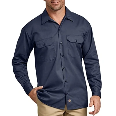 Imagen de Dickies 574_NV Maglia a Maniche Lunghe, Hombre, Azul Marino (Navy), XXL
