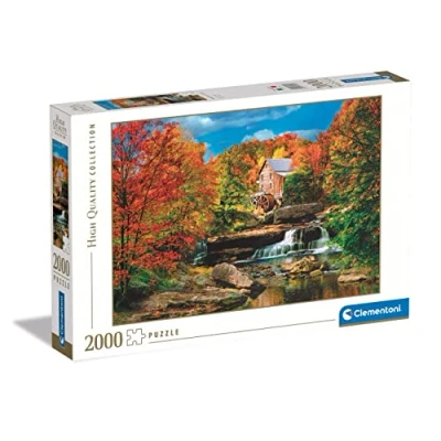 Imagen de Clementoni Puzzle Adulto 2000 Piezas Glade Creek Grist Mill, Casita de Campo Junto al río Desde 14 años (32574)