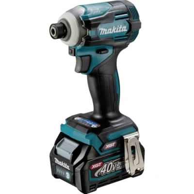 Imagen de Makita TD001GD201 Atornillador de impacto inalámbrico (40 V máx./2,5 Ah, 2 baterías + cargador)