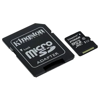Imagen de Tarjeta Memoría Kingston 256gb Microsdxc Canvas Select 80r Cl10 Uhs I Card +