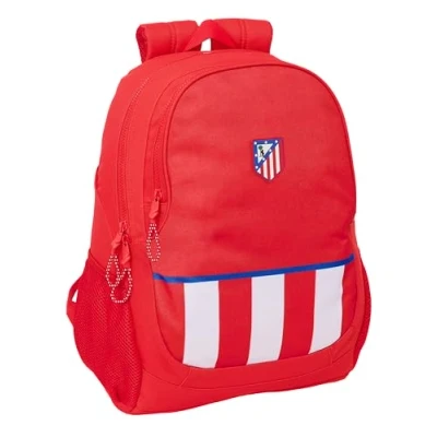 Imagen de Safta ATLÉTICO de MADRID Mochila Escolar Infantil, Ideal para Niños Diferentes Edades, Cómoda y Versátil, Calidad Resistencia, 32x16x44 cm, Color Rojo