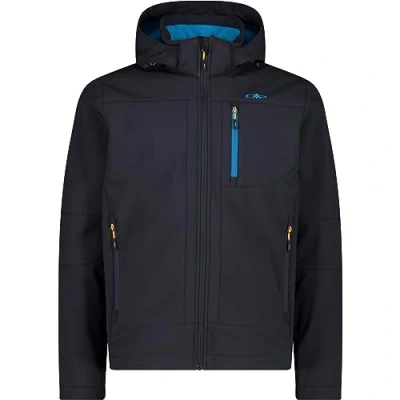 Imagen de CMP Chaqueta softshell de hombre con capucha desmontable, Antracite Reef, 58
