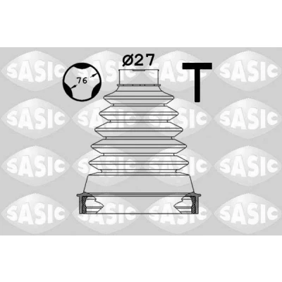 Imagen de SASIC 1904051 Fuelle Palier lado de engranaje Termoplástico DACIA: Duster SUV, Sandero I