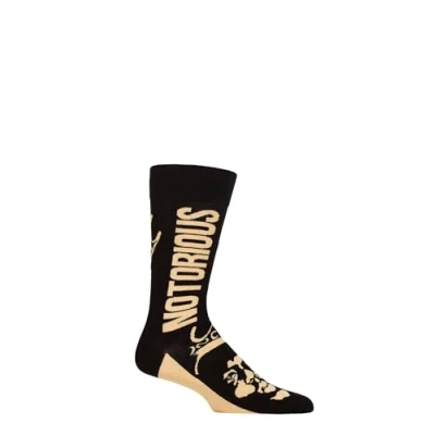 Imagen de Biggie Smalls Calcetines al Tobillo Coronas para Adultos Unisex (40,5 EU, 45,5 EU) (Negro, Dorado)