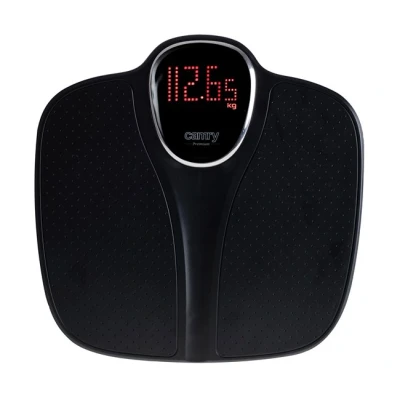 Imagen de briebe Báscula de Baño Digital, Alta Precisión, Pantalla LCD, hasta 180Kg, Diseño Moderno, Encendido y Apagado Automático, Superficie Antideslizante, Modo Pesaje Bebés, Negro, SC1125B