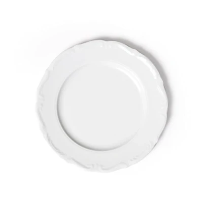 Imagen de Excelsa Mademoiselle Plato de Frutas, Porcelana, Color Blanco, 21 x 1,5 cm