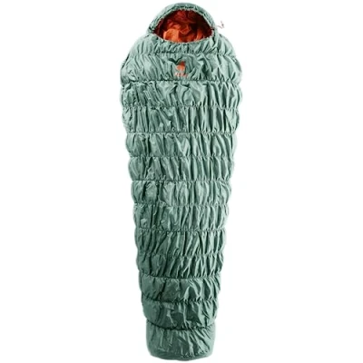 Imagen de Deuter Exosphere +4 Saco de Dormir plumón, Men&#039;s, Sage Paprika, Talla ÚNICA