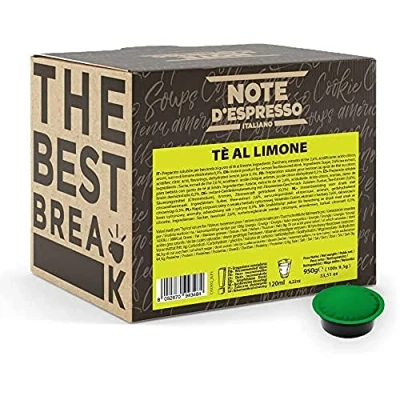Imagen de Note d&#039;Espresso Té de limón Cápsulas Café para las Cafeteras CAFFITALY 100 caps