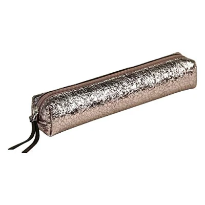 Imagen de Clairefontaine 410024C Estuche pequeño delgado celeste 19,5 x 2,5 4 cm de piel auténtica cordero, Lazer Alba