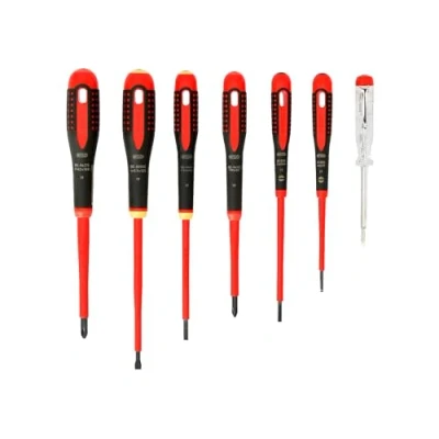 Imagen de Bahco BE 9887S Juego De Destornillador Es Ergo® Aislados 7 Pzs Con Tester Ph