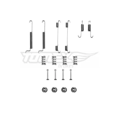 Imagen de TOMEX brakes TX 40 32 Juego de accesorios, zapatas freno Eje trasero CHEVROLET: Matiz